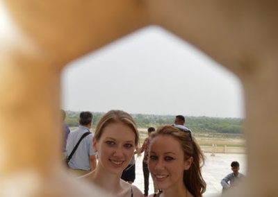 Photography tricks at Taj Mahal